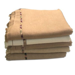 Pack of 5 Pure Woolen Handmade Peshawari & Kashmiri Fusion Dhussa Shawl SHL-126
