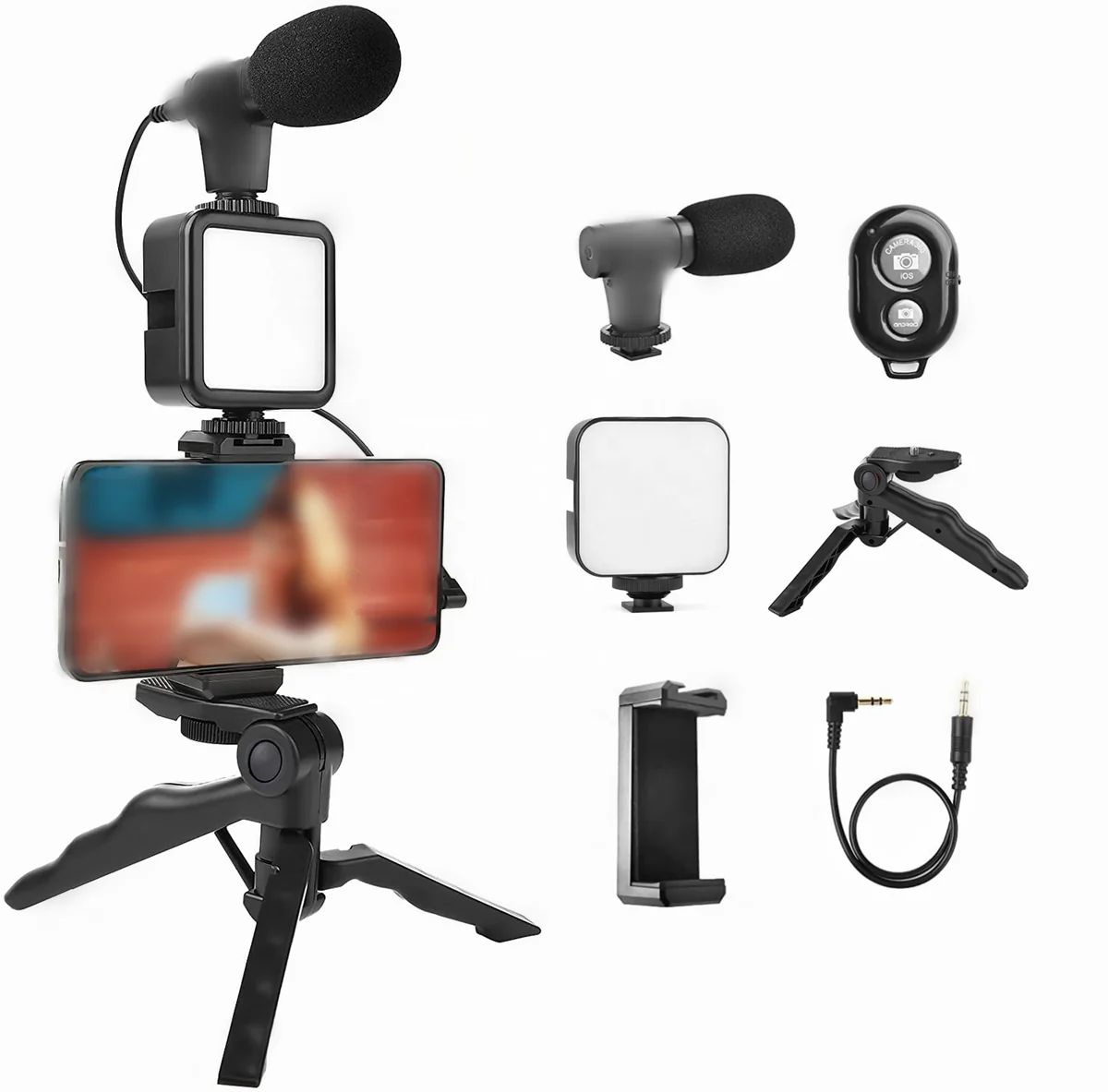 *Mobile Video Recording Kit – All-in-One Vlogging Setup* 🎥📱✨